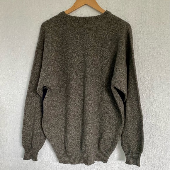 Clan Douglas Cashmere Crewneck Sweater Gray Retro Vintage - Picture 2 of 11